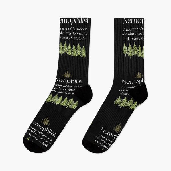 Item preview, Nemophilist A Haunter Of The Woods Text Design designed and sold by EarthArtDesigns.