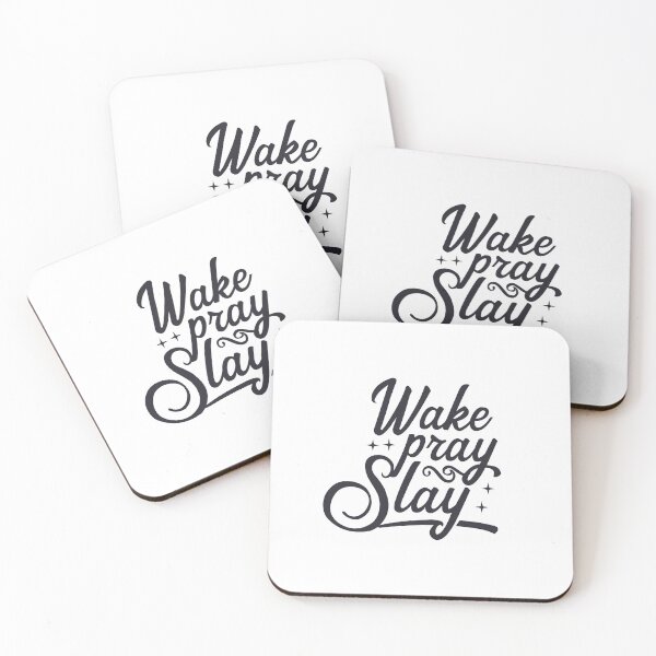 Item preview, Wake Pray Slay designed and sold by EcMermaid1972.