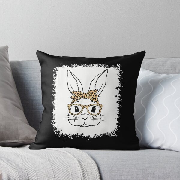 Item preview, Bunny with Leopard Glasses Easter Day Cool Rabbit T-Shirt designed and sold by RateMeFiveStars.