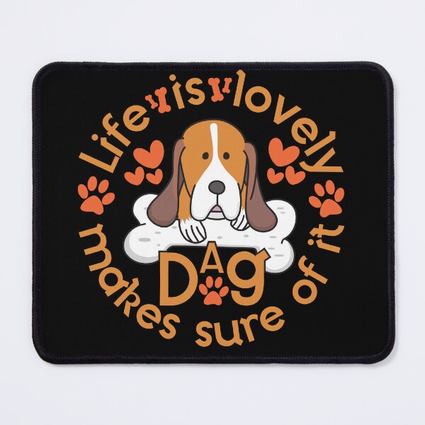 Item preview, A dog makes life better designed and sold by Bracketeer.