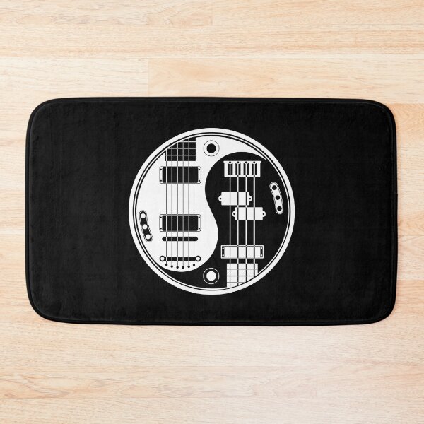 Item preview, Black and White Guitar Bass Yin Yang designed and sold by JeffBartels.