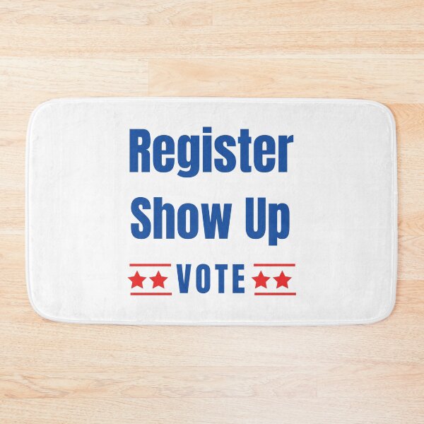 Item preview, Register Show Up Vote Blue Letters Special Design designed and sold by limos.