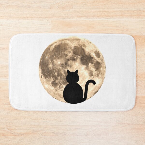 Item preview, Black Cat Full Moon Silhouette designed and sold by KTSubz Faith & Fun Designs.