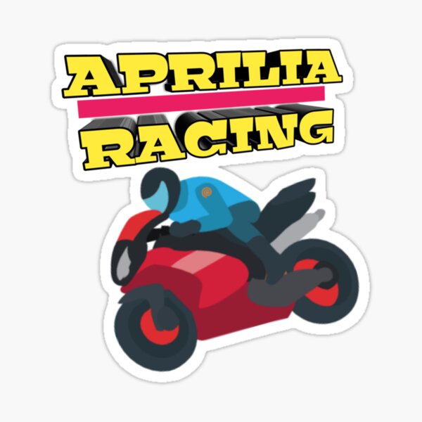 aprilia Motorcycle ip F1 Racing Laminated Decals Sticker