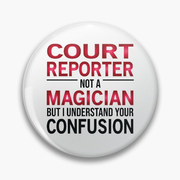 Item preview, Funny Court Reporter Not A Magician designed and sold by woodesigner.