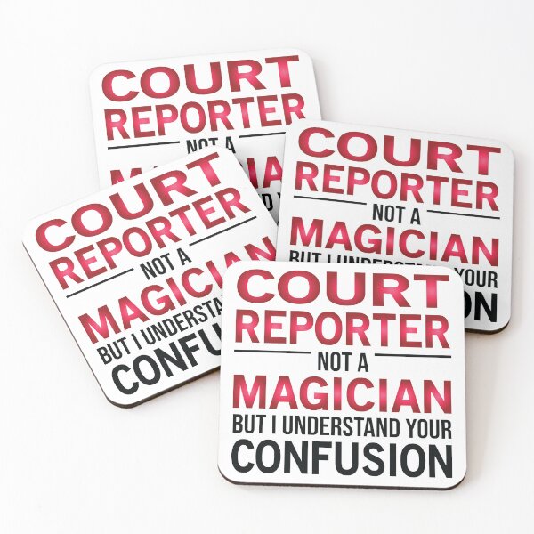 Item preview, Funny Court Reporter Not A Magician designed and sold by woodesigner.