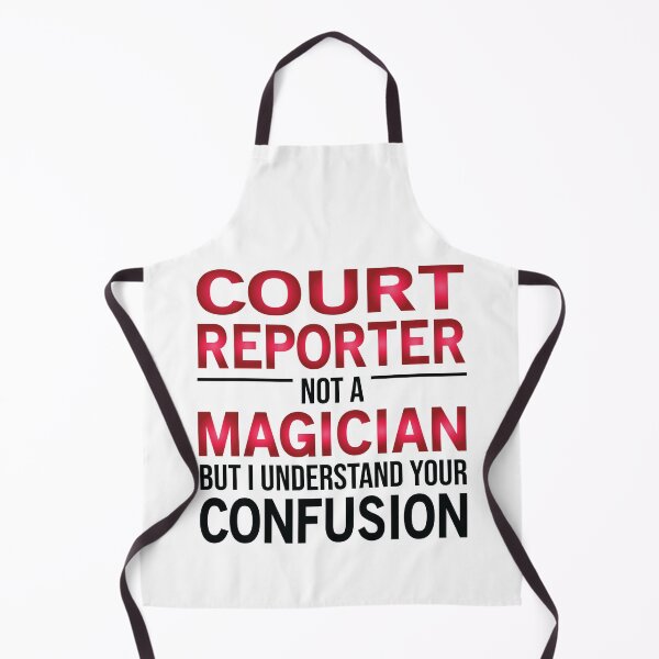 Item preview, Funny Court Reporter Not A Magician designed and sold by woodesigner.