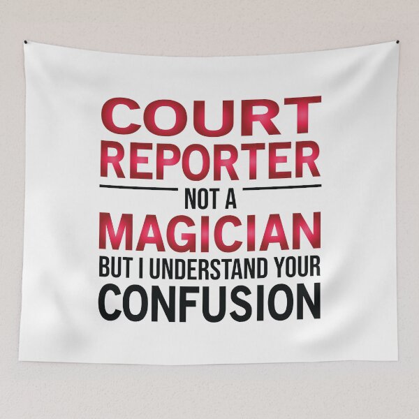Item preview, Funny Court Reporter Not A Magician designed and sold by woodesigner.