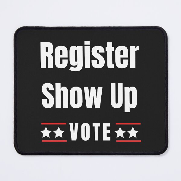 Item preview, Register Show Up Vote Blue Letters Special Design designed and sold by limos.