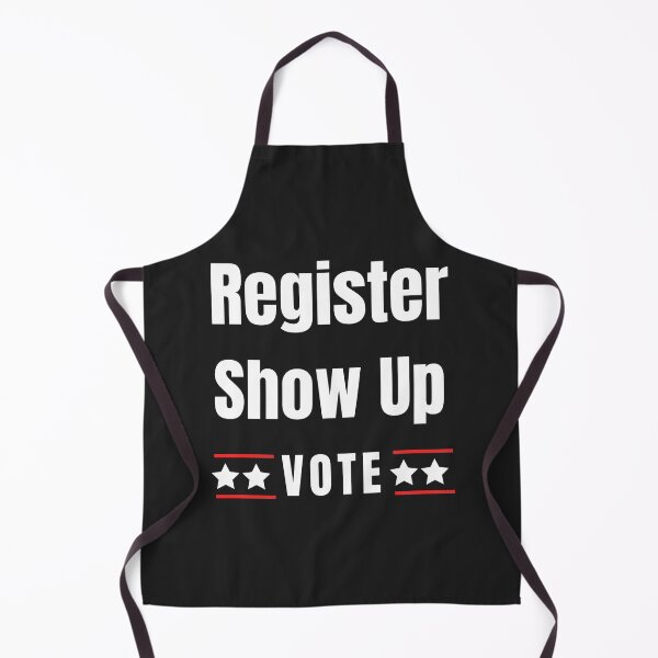 Item preview, Register Show Up Vote Blue Letters Special Design designed and sold by limos.