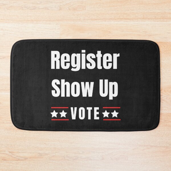 Item preview, Register Show Up Vote Blue Letters Special Design designed and sold by limos.