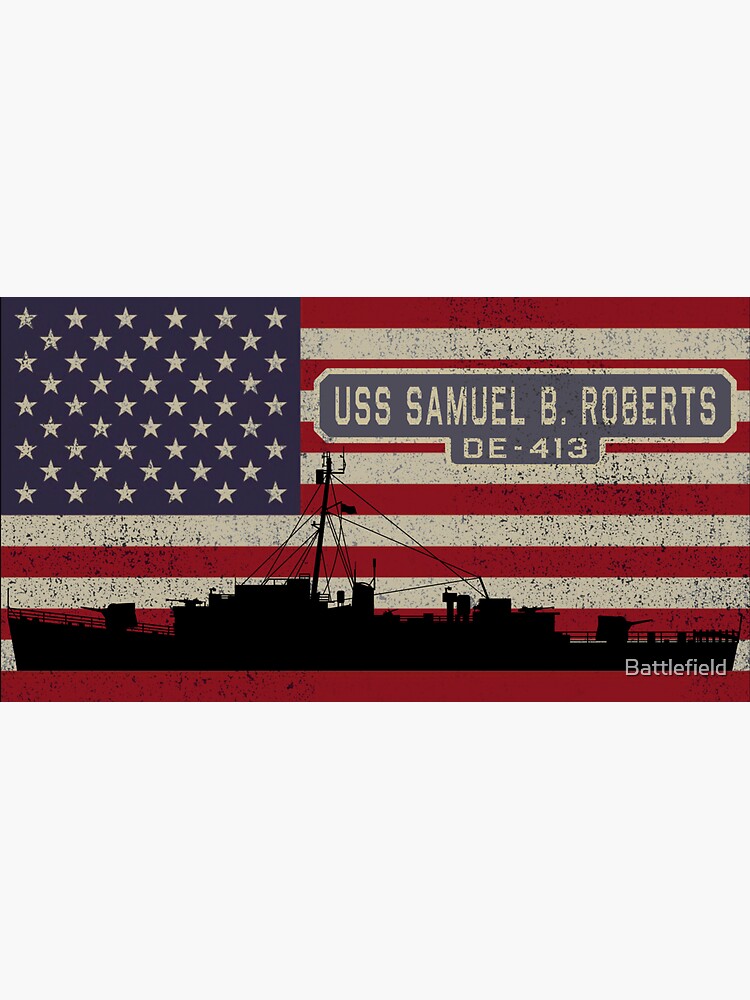 "USS Samuel B. Roberts DE-413 Destroyer Escort Ship Diagram USA ...