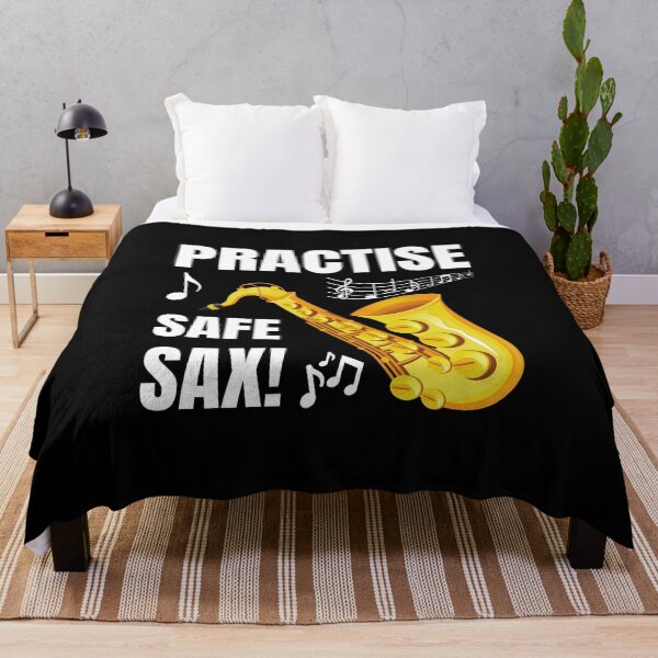 Item preview, Practice Safe Sax - Funny Musician gift designed and sold by dan2244.