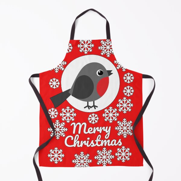 Item preview, Merry Christmas Robin Snowflakes designed and sold by BirdAtWork.