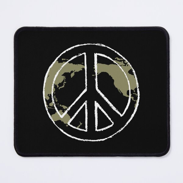 Item preview, World Peace Day. Show Support for Peace And Harmony For All. Vintage Retro Peace Sign. designed and sold by Barb  Hamilton ⭐⭐⭐⭐⭐.