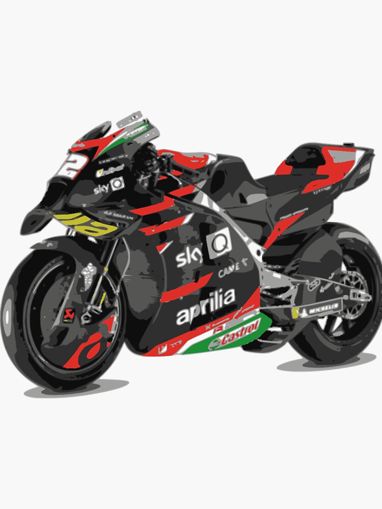 Aprilia Racing Sticker for Sale by KSLabShopA