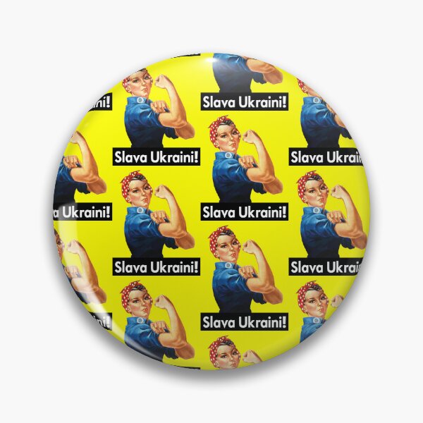 Item preview, Rosie the Riveter - Slava Ukraini! designed and sold by Bruce ALMIGHTY Baker.