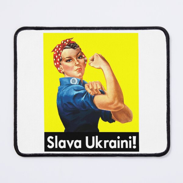 Item preview, Rosie the Riveter - Slava Ukraini! designed and sold by Bruce ALMIGHTY Baker.