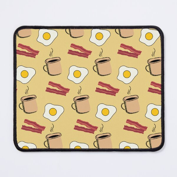 Item preview, Coffee bacon and eggs breakfast pattern designed and sold by Thegentleshop.