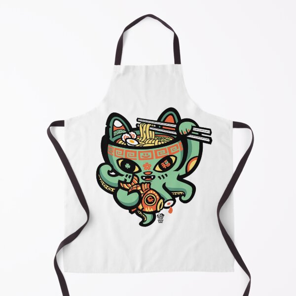 Item preview, Ramen Tako Lucky Cat designed and sold by Sumofish.