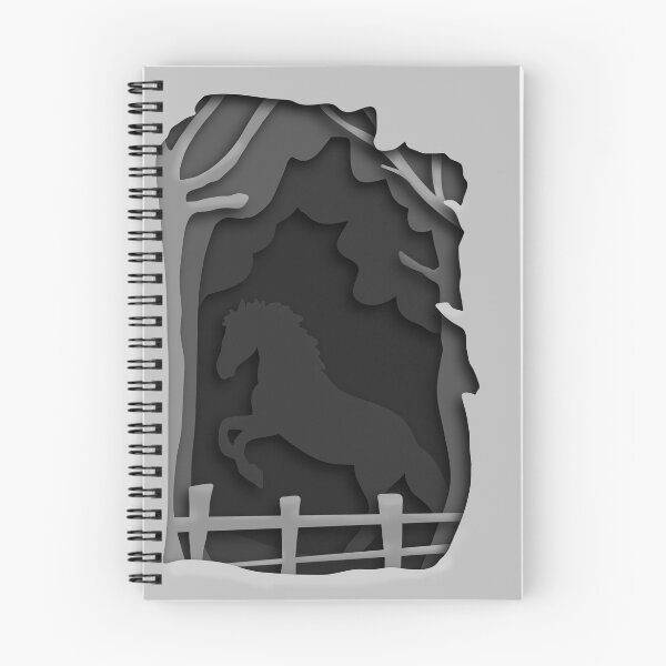 Item preview, paper cut horse designed and sold by BigAndBug.