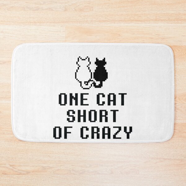 Item preview, One cat short of crazy pixelized Cross stitch designed and sold by TheMattDesigns.