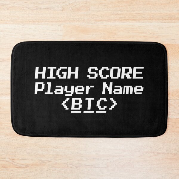 Item preview, HIGH SCORE Player Name BTC designed and sold by redacteddesign.