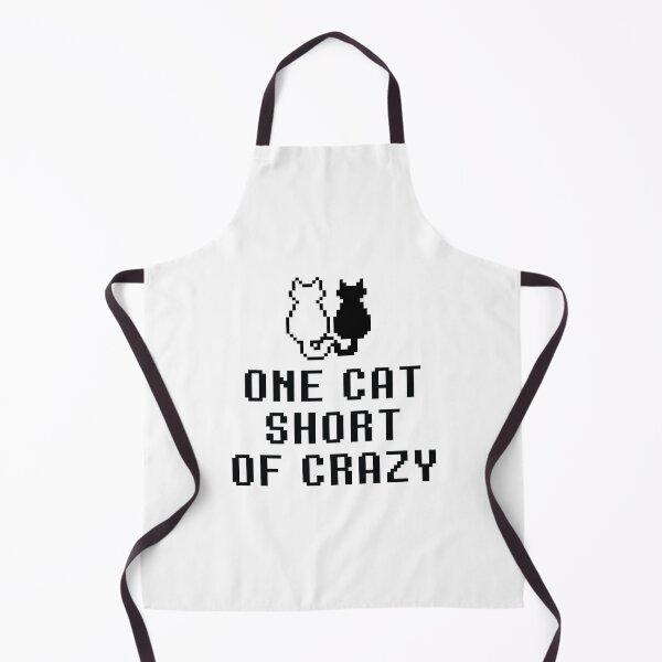 Item preview, One cat short of crazy pixelized Cross stitch designed and sold by TheMattDesigns.
