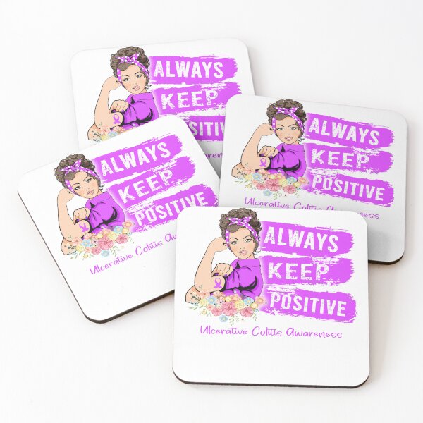 Item preview, Always Keep Positive Ulcerative Colitis Awareness designed and sold by Sabfit.