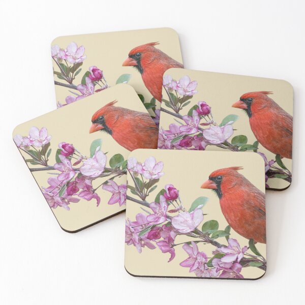 Item preview, CARDINAL ON SPRING BLOSSOM designed and sold by THE AMERICAN TEEVANGELIST.