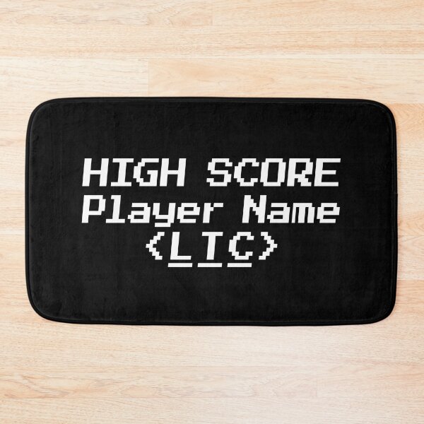 Item preview, HIGH SCORE Player Name LTC designed and sold by redacteddesign.