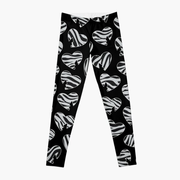 HBK BB '97 Black/White Heart Collage Leggings