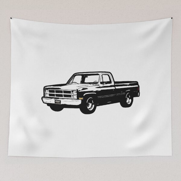 Item preview, Black White 80s G Truck designed and sold by CoolRide.