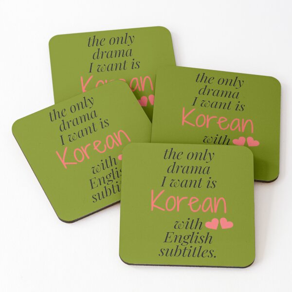 Item preview, funny design the only drama I want is Korean with English subtitles  designed and sold by youssef tamimi.