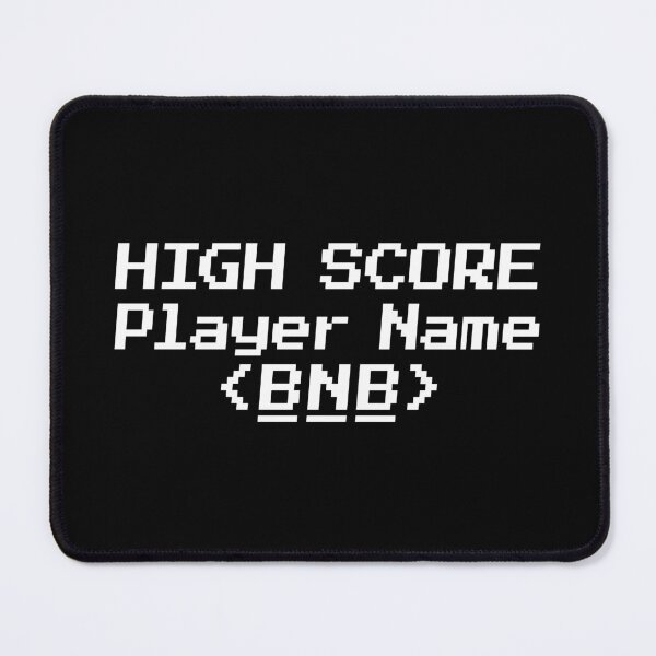 Item preview, HIGH SCORE Player Name BNB designed and sold by redacteddesign.
