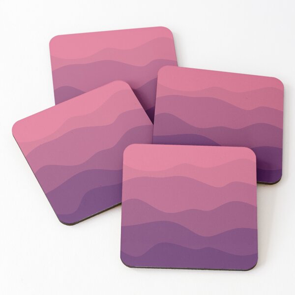 Item preview, Beautiful amber Sunset waves pattern designed and sold by BubbleCrumbs.