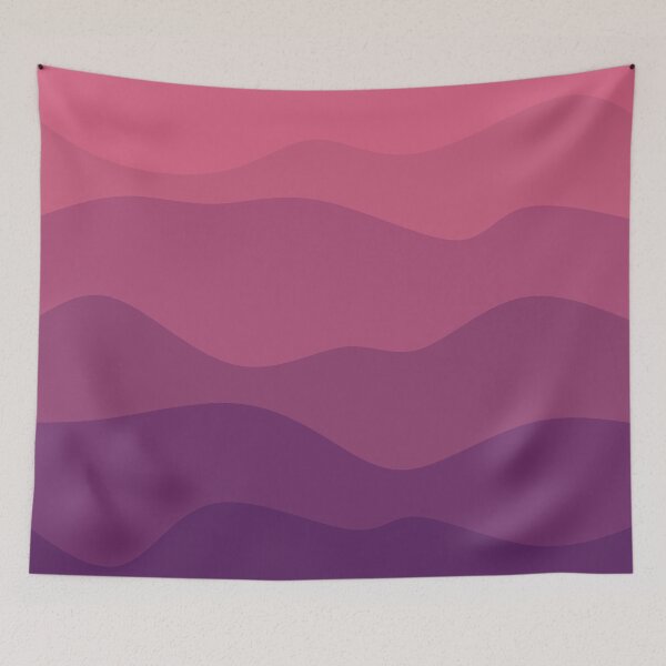 Item preview, Beautiful amber Sunset waves pattern designed and sold by BubbleCrumbs.