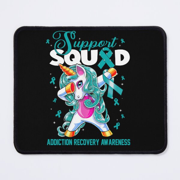 Item preview, Cute Unicorn Support Squad Addiction Recovery Awareness Men Women Kid designed and sold by tenjun16.
