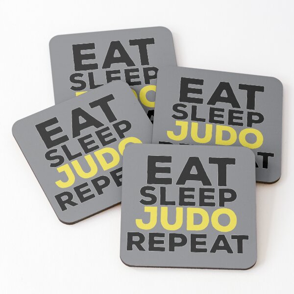 Aperçu de l'œuvre Mangez, dormez, répétez le judo créée et vendue par shopBrando.
