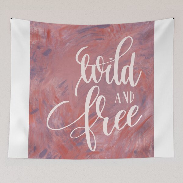 Item preview, Wild and Free Lettering  designed and sold by EvaGracesArt.