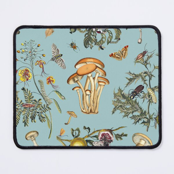 Item preview, Cottagecore Mushroom Botanical with Flora & Insects designed and sold by Trish Dish.