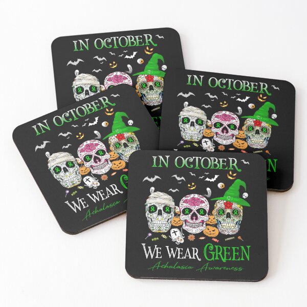 Item preview, In October We Wear Green Achalasia Awareness designed and sold by Sabfit.