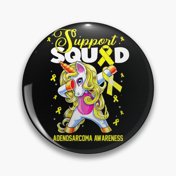 Item preview, Cute Unicorn Support Squad Adenosarcoma Awareness Men Women Kid designed and sold by tenjun16.