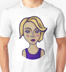 Blonde girl Unisex T-Shirt