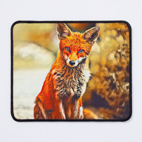 Item preview, Curious Fox on Sidewalk designed and sold by EvaGracesArt.