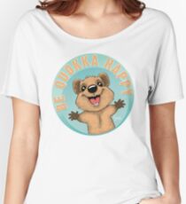 Be Quokka Happy Women's Relaxed Fit T-Shirt