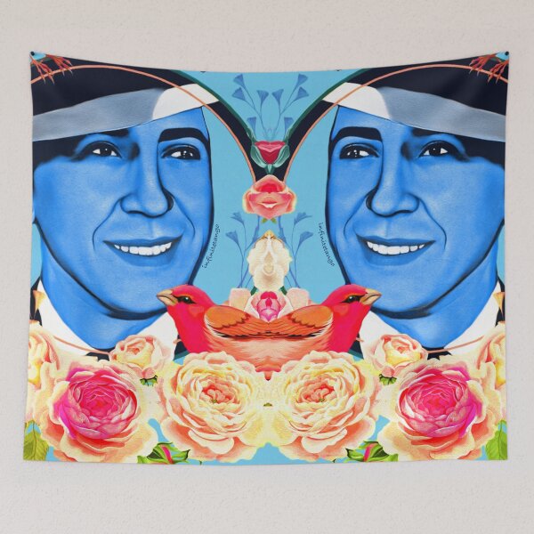 Item preview, Tango Blue Gardel Pop Art with Blue Background designed and sold by infinitetango.