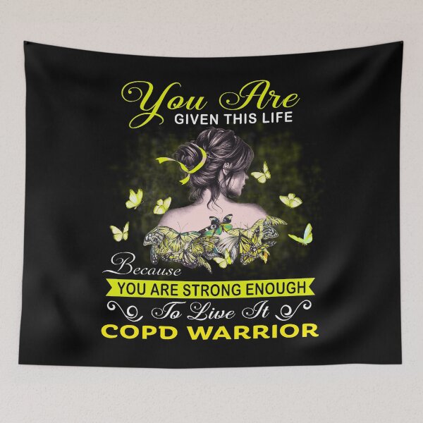 Item preview, You Are Strong Enough To Live It COPD Warrior designed and sold by Kohend.