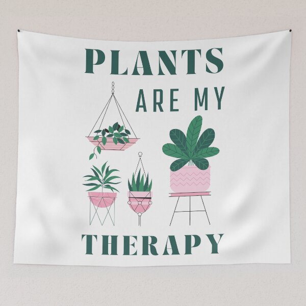 Item preview, Plants are my Therapy designed and sold by BluLehDesigns.