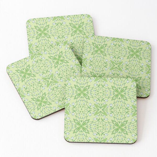 Item preview, Light Green Flowers Garden designed and sold by hatimelhag.
